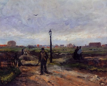 Las afueras de París Vincent van Gogh Pinturas al óleo